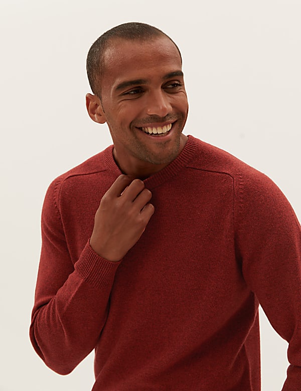 Pure Extra Fine Lambswool Crew Neck Jumper