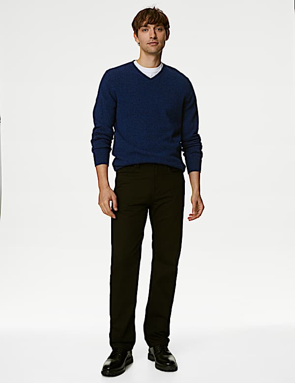 Pure Extra Fine Lambswool V-Neck Jumper