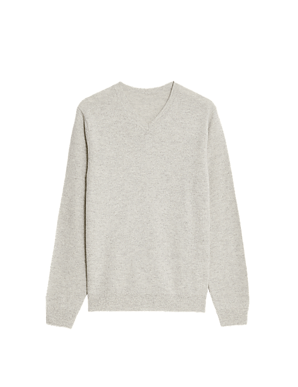 Pure Extra Fine Lambswool V-Neck Jumper