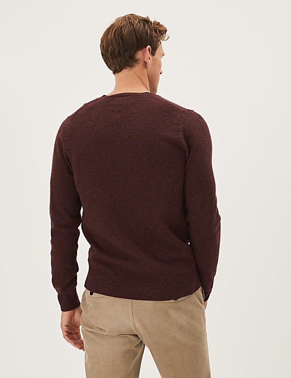 Pure Extra Fine Lambswool V-Neck Jumper