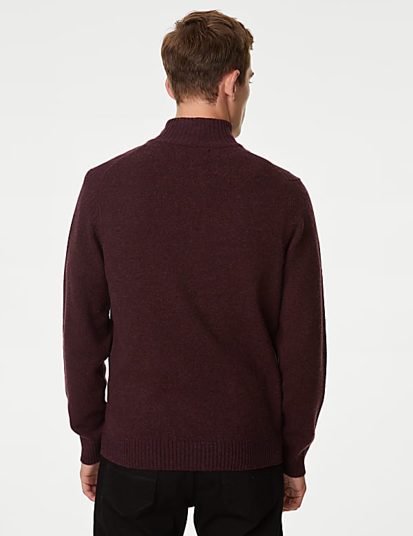 Lambswool Rich Half Zip Jumper