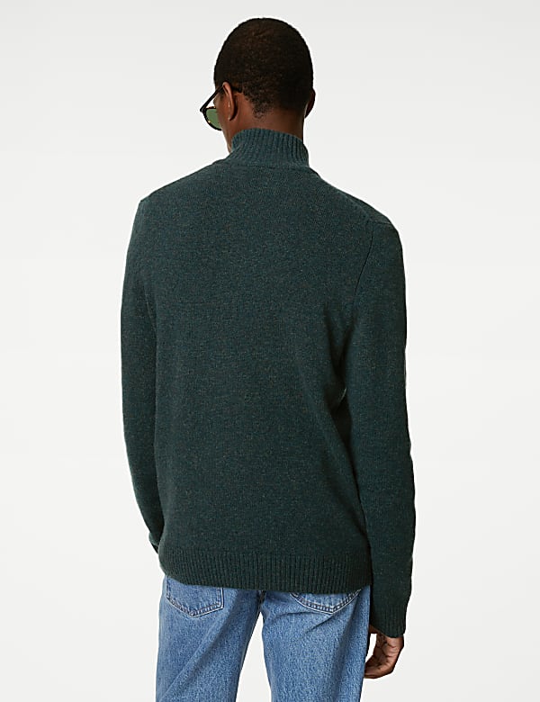 Lambswool Rich Half Zip Jumper