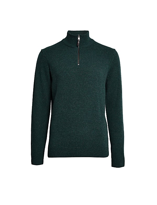 Lambswool Rich Half Zip Jumper