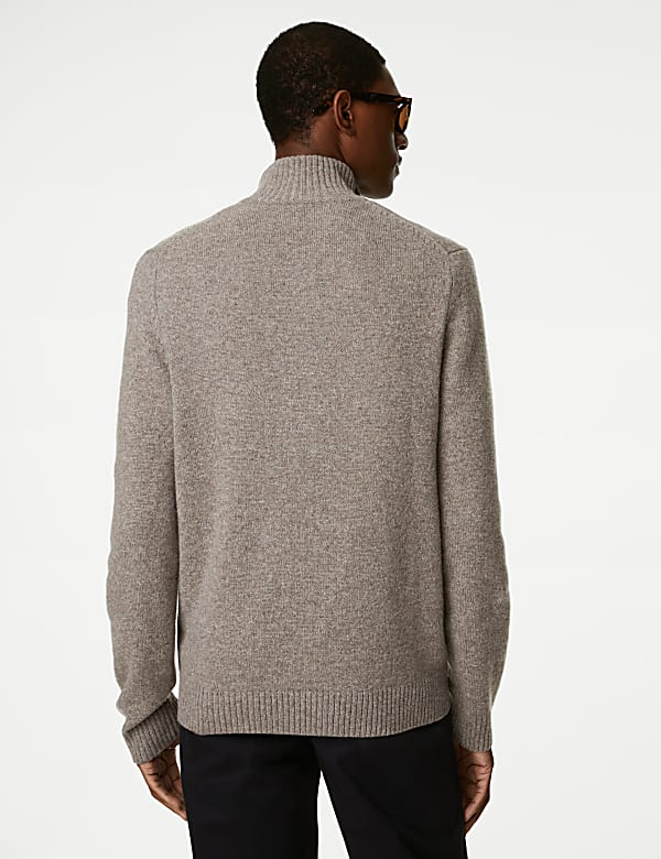 Lambswool Rich Half Zip Jumper
