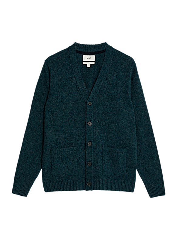 Lambswool Rich V-Neck Cardigan