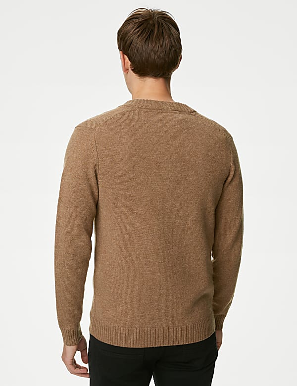 Lambswool Rich V-Neck Cardigan