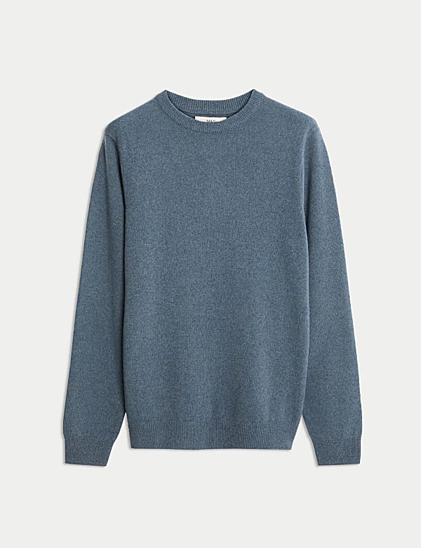 Pure Extra Fine Lambswool Crew Neck Jumper - AU