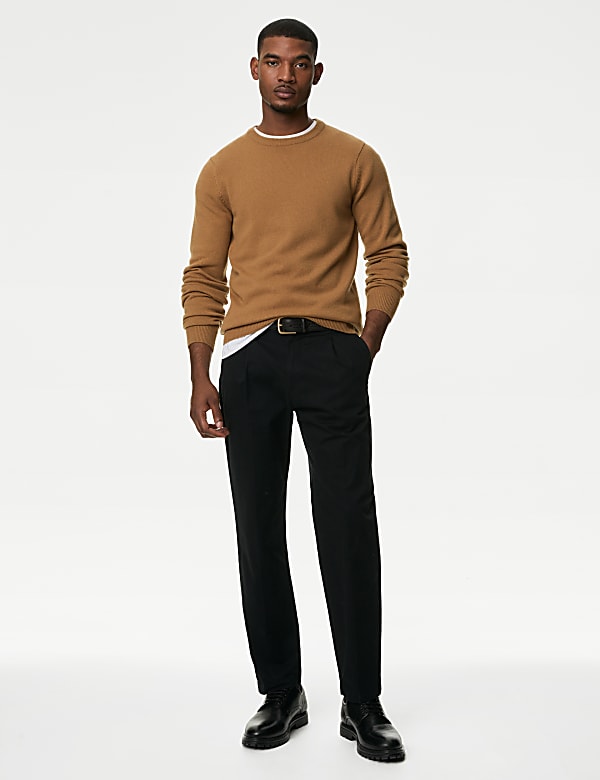 Pure Extra Fine Lambswool Crew Neck Jumper