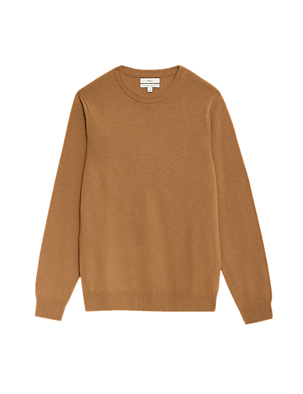 Pure Extra Fine Lambswool Crew Neck Jumper