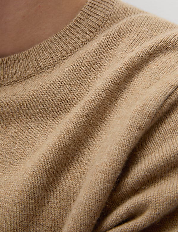 Pure Extra Fine Lambswool Crew Neck Jumper - NZ