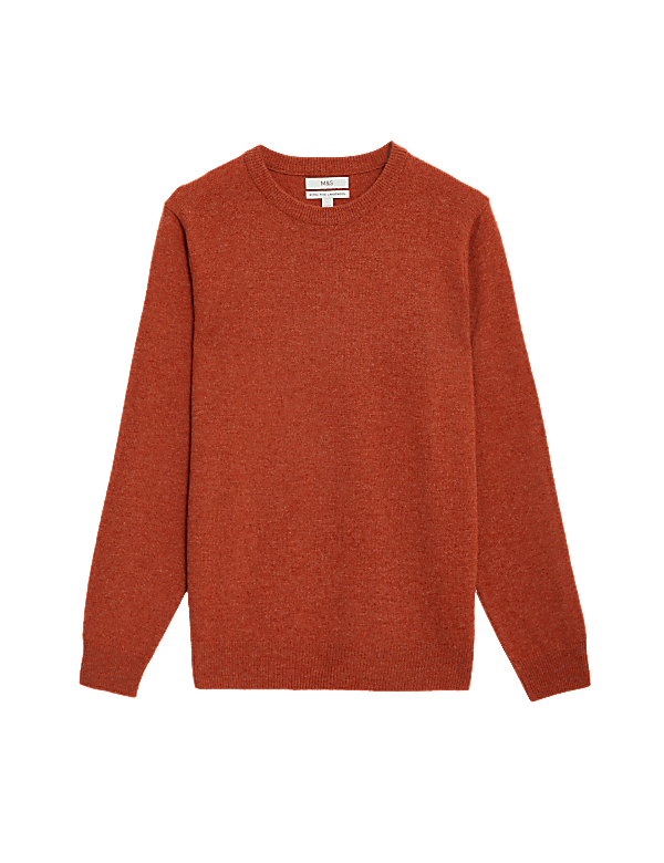 Pure Extra Fine Lambswool Crew Neck Jumper