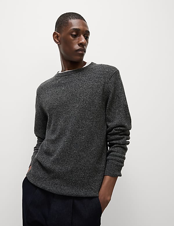 Pure Extra Fine Lambswool Crew Neck Jumper