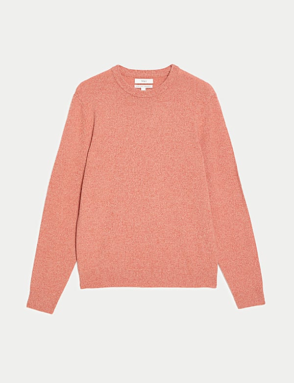 Pure Extra Fine Lambswool Crew Neck Jumper - NL