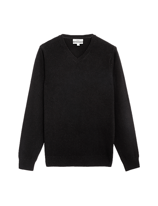 Pure Extra Fine Lamsbwool V-Neck Jumper