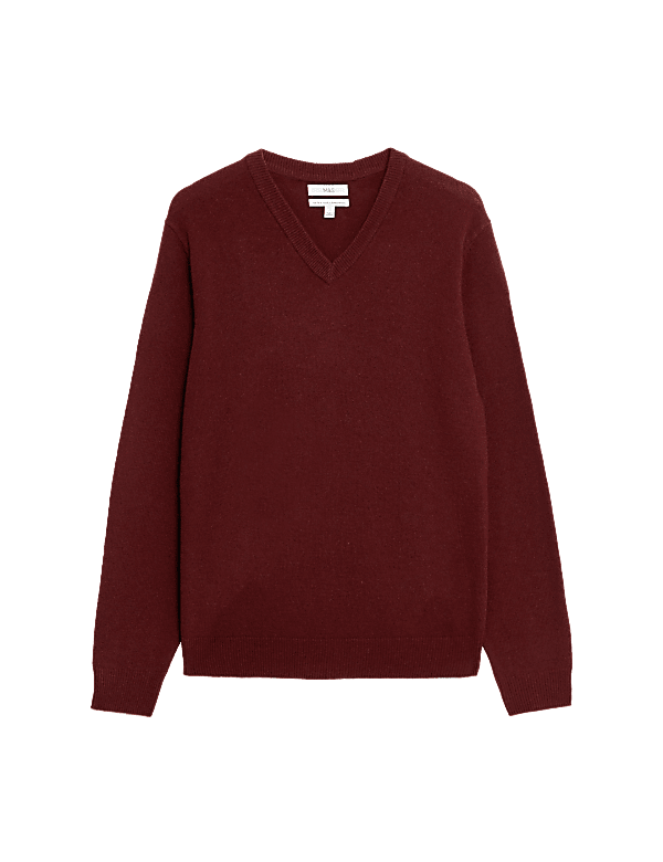 Pure Extra Fine Lamsbwool V-Neck Jumper