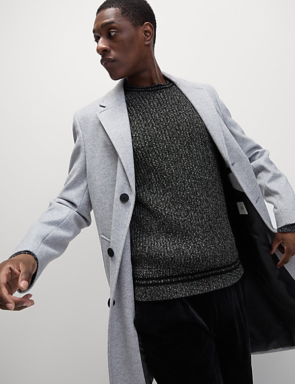 Zuiver katoenen trui met ronde hals voor een moderne twist - BE