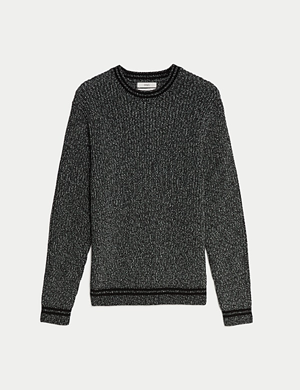 Zuiver katoenen trui met ronde hals voor een moderne twist - BE