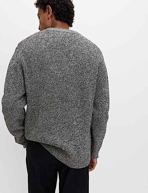 V-Neck Twisted Yarn Cardigan - US