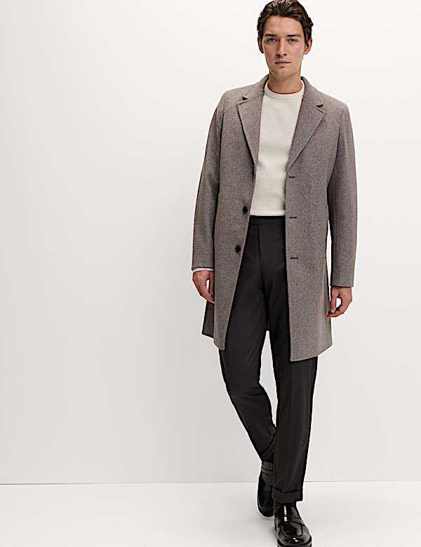 Cotton Blend Fine Ribbed Crew Neck Jumper - US