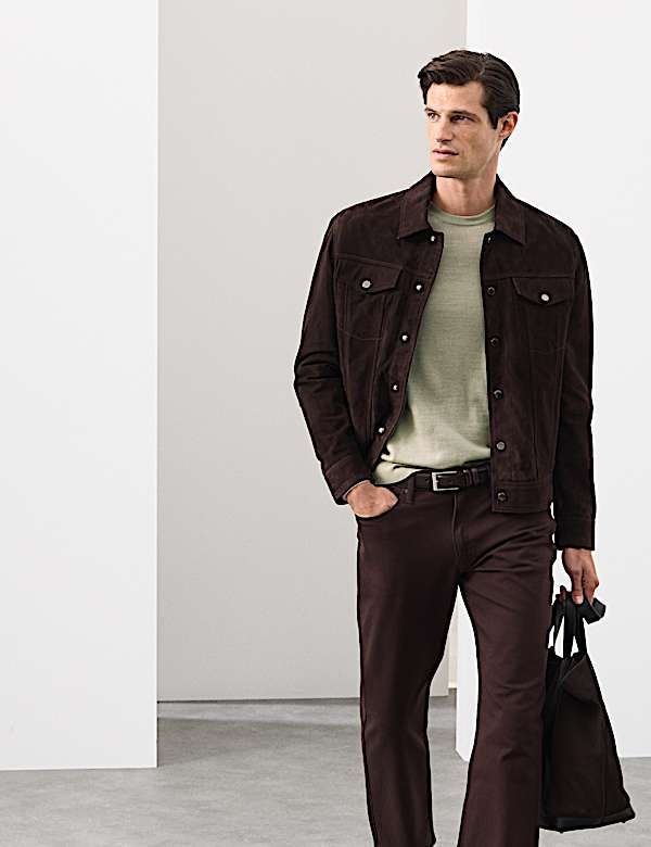 Pure Extra Fine Merino Wool Crew Neck Jumper - BE