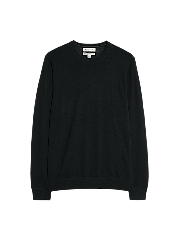 Pure Extra Fine Merino Wool Crew Neck Jumper