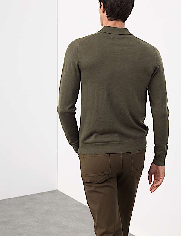 Poloko&scaron;ile z čist&eacute; extra jemn&eacute; vlny merino - CZ