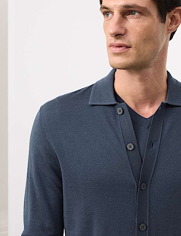 Pure Extra Fine Merino Wool Jacket - SI