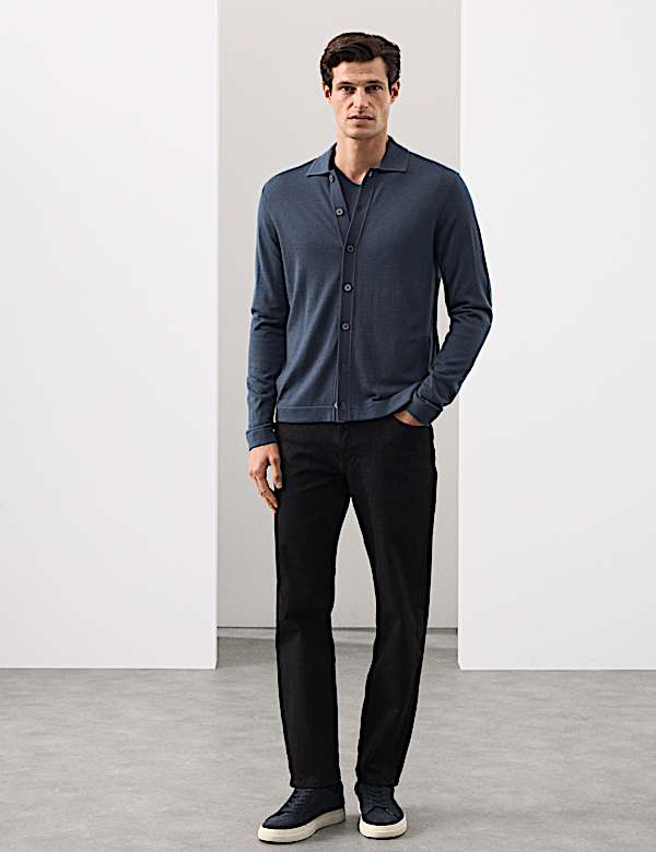 Pure Extra Fine Merino Wool Jacket - SI