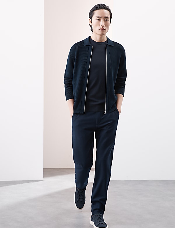 T-shirt en maille 100 % laine de m&eacute;rinos extra-fine - LU