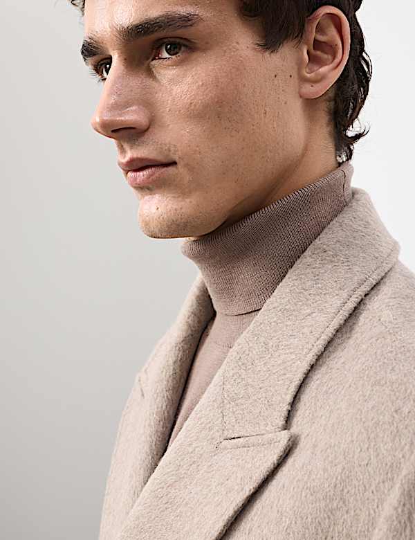 Pure Extra Fine Merino Wool Roll Neck Jumper