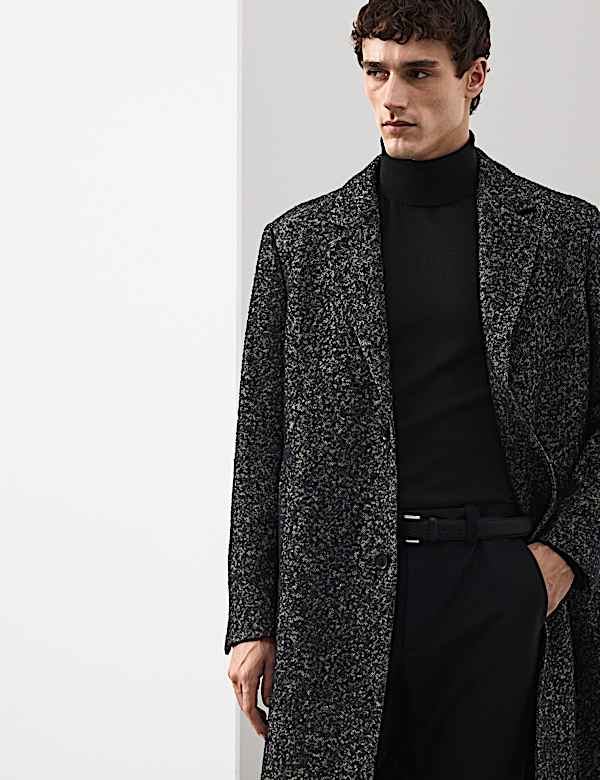 Pure Extra Fine Merino Wool Roll Neck Jumper