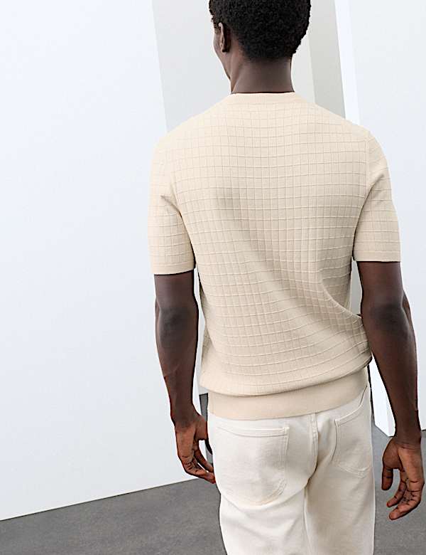 Performance Regular Fit Knitted T-Shirt - IS