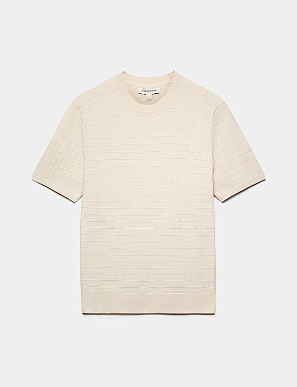 Performance Regular Fit Knitted T-Shirt - IS