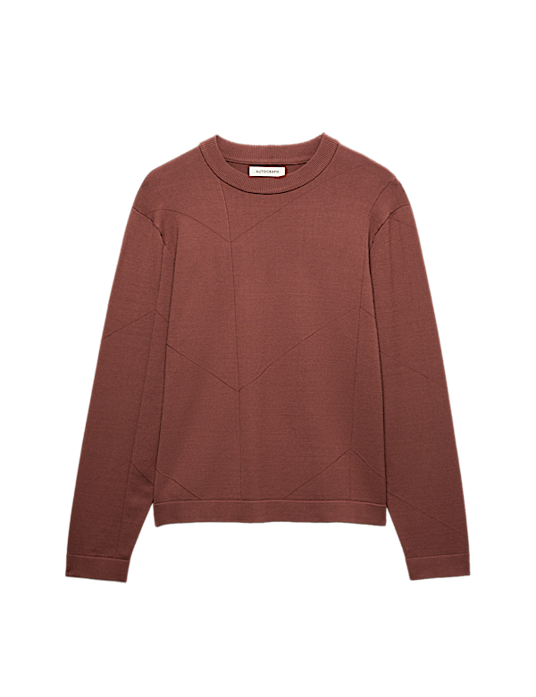 Oversized Crew Neck Knitted Jumper
