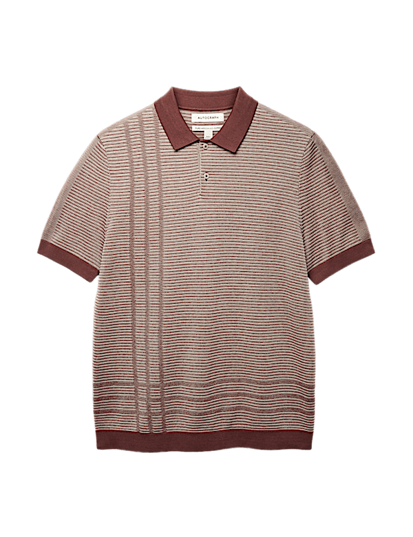 Regular Fit Pure Cotton Knitted Polo Shirt