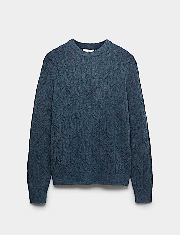 Super Soft Cable Knit Jumper with Wool - CN