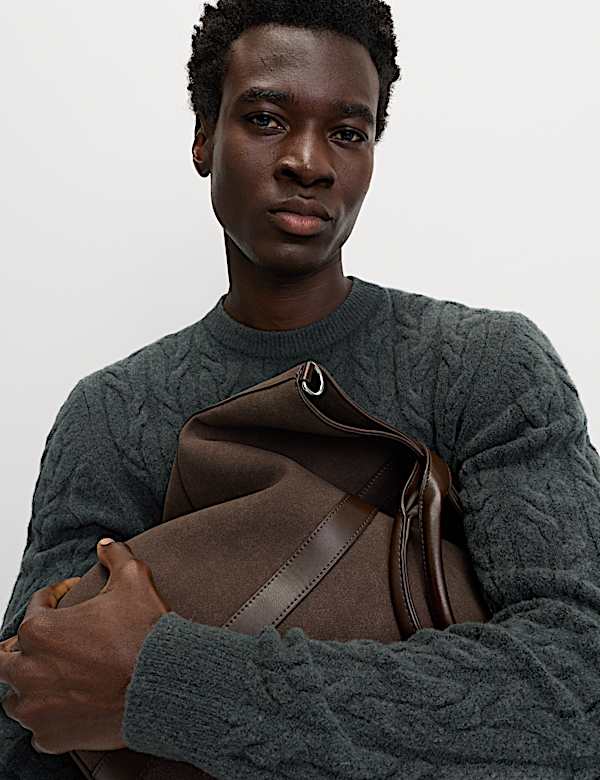 Super Soft Cable Knit Jumper with Wool - CA