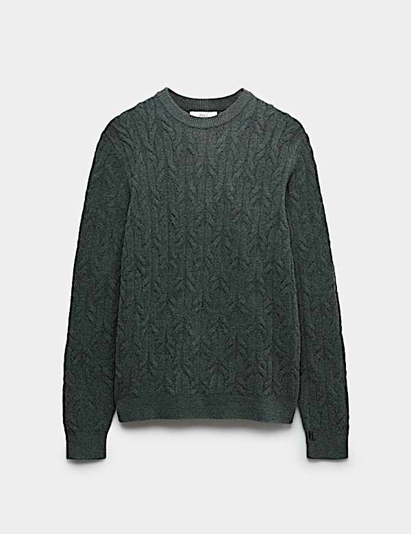 Super Soft Cable Knit Jumper with Wool - CA