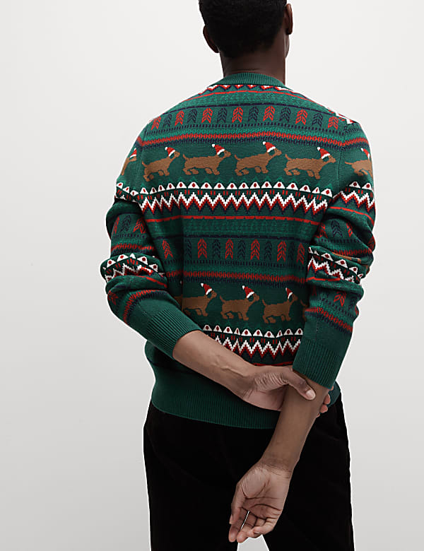Pure Cotton Fair Isle Christmas Jumper