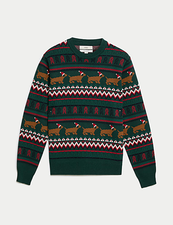 Christmas jumpers mens marks and spencer 2025