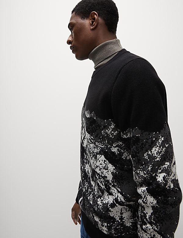 Pure Cotton Crew Neck Christmas Jumper