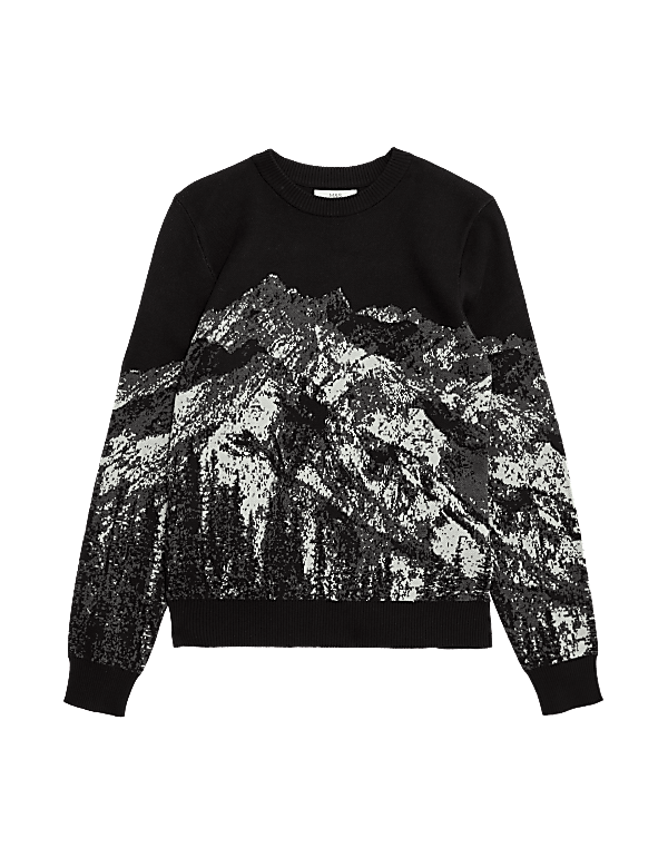 Pure Cotton Crew Neck Christmas Jumper