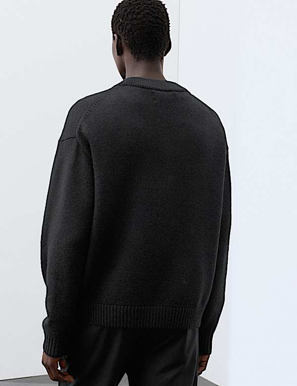Wool Blend V-Neck Jumper - CH
