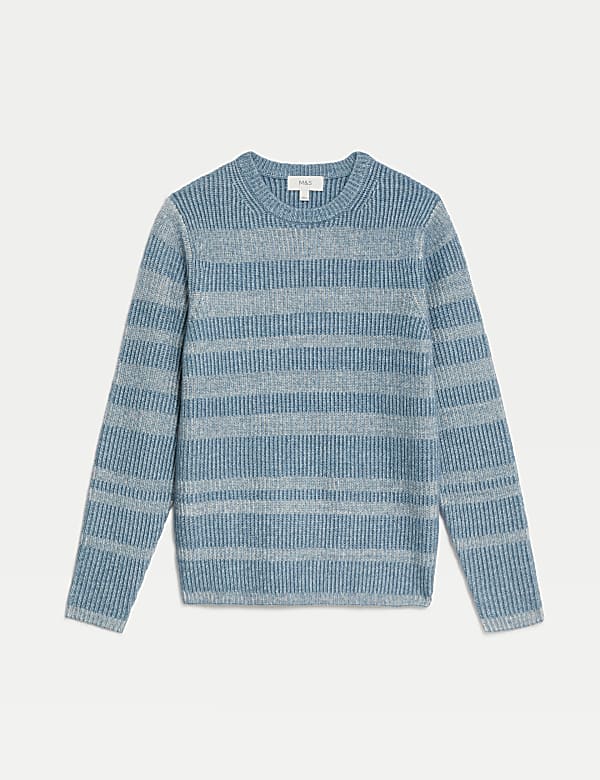 M and s blue jumper top