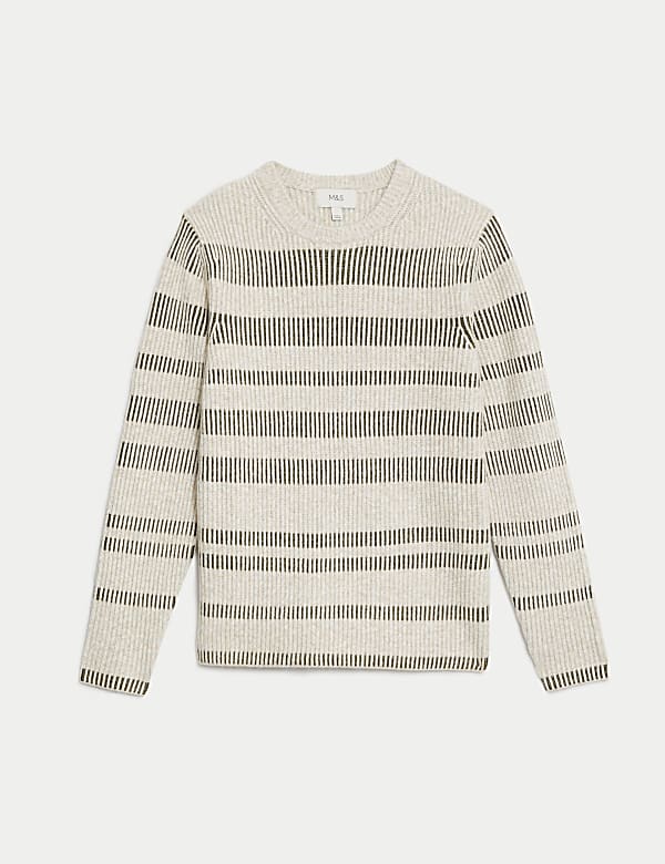 Striped Crew Neck Jumper - ID