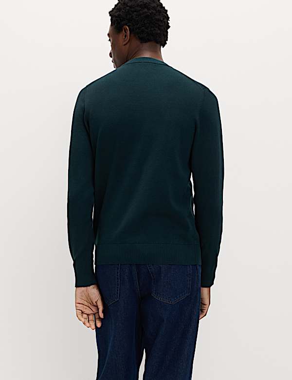 Pure Cotton Crew Neck Christmas Jumper