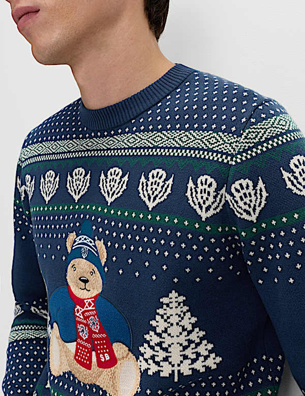 Pure Cotton Spencer Bear™ Scotland Jumper - PL