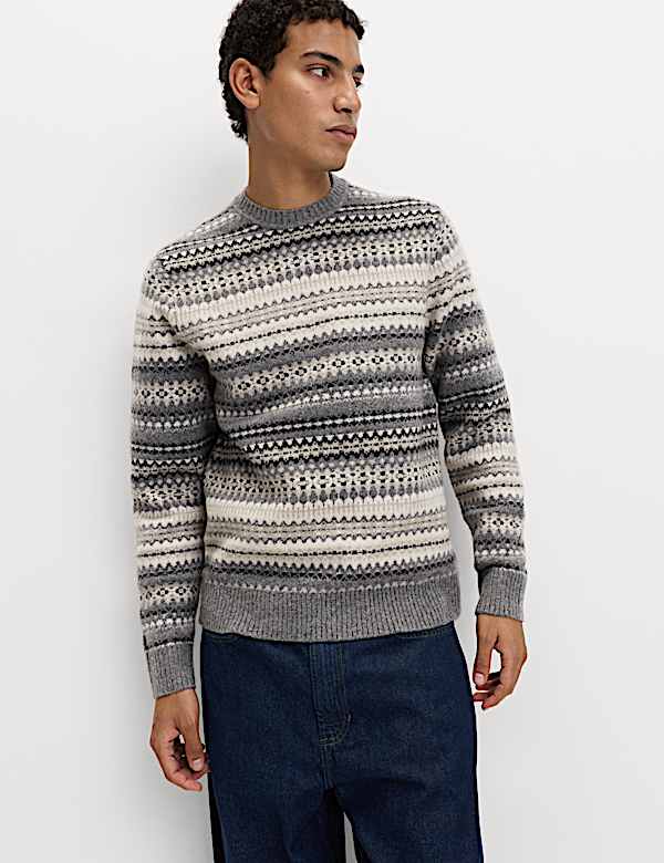 Fair Isle Crew Neck Jumper