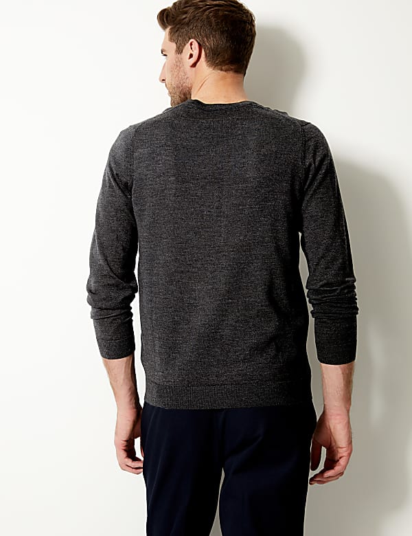Pure Extra Fine Merino V-Neck Jumper