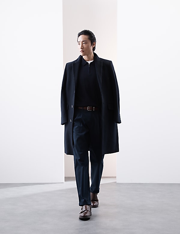 Πλεκτό πόλο από εξαιρετικά λεπτό μαλλί Merino - GR